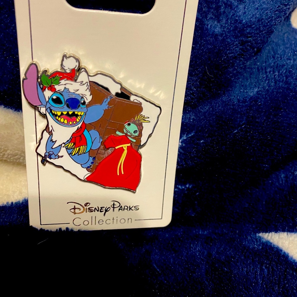 Disney stitch Christmas Santa